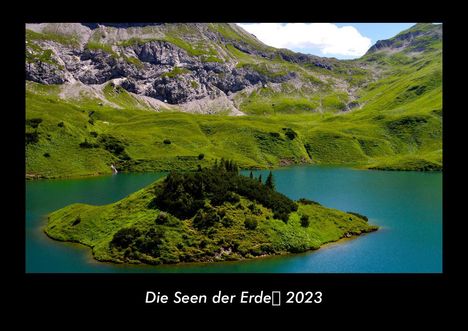 Tobias Becker: Die Seen der Erde 2023 Fotokalender DIN A3, Kalender