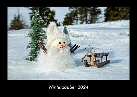 Tobias Becker: Winterzauber 2024 Fotokalender DIN A3, Kalender