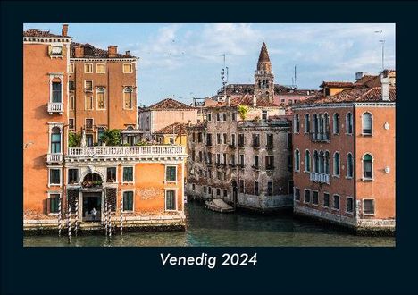 Tobias Becker: Venedig 2024 Fotokalender DIN A5, Kalender