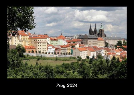 Tobias Becker: Prag 2024 Fotokalender DIN A3, Kalender