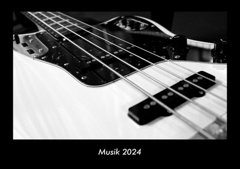 Tobias Becker: Musik 2024 Fotokalender DIN A3, Kalender