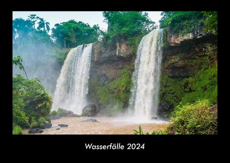 Tobias Becker: Wasserfälle 2024 Fotokalender DIN A3, Kalender