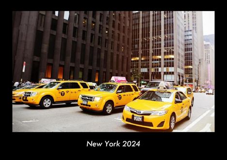 Tobias Becker: New York 2024 Fotokalender DIN A3, Kalender