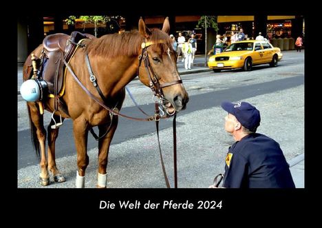 Tobias Becker: Die Welt der Pferde 2024 Fotokalender DIN A3, Kalender