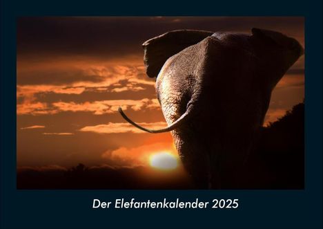 Tobias Becker: Der Elefantenkalender 2025 Fotokalender DIN A4, Kalender