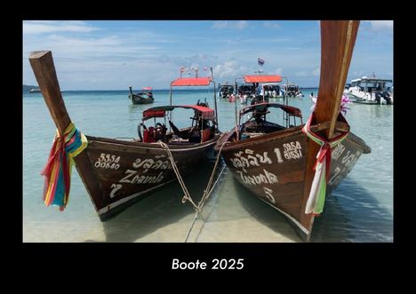 Tobias Becker: Boote 2025 Fotokalender DIN A3, Kalender