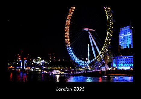 Tobias Becker: London 2025 Fotokalender DIN A3, Kalender