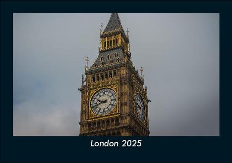 Tobias Becker: London 2025 Fotokalender DIN A5, Kalender