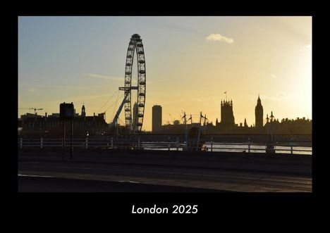 Tobias Becker: London 2025 Fotokalender DIN A3, Kalender