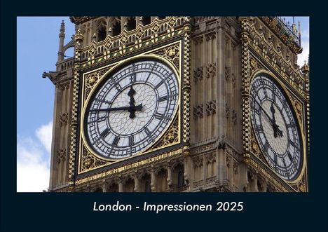 Tobias Becker: London - Impressionen 2025 Fotokalender DIN A4, Kalender