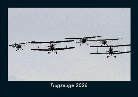 Tobias Becker: Flugzeuge 2026 Fotokalender DIN A5, Kalender