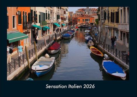 Tobias Becker: Sensation Italien 2026 Fotokalender DIN A4, Kalender