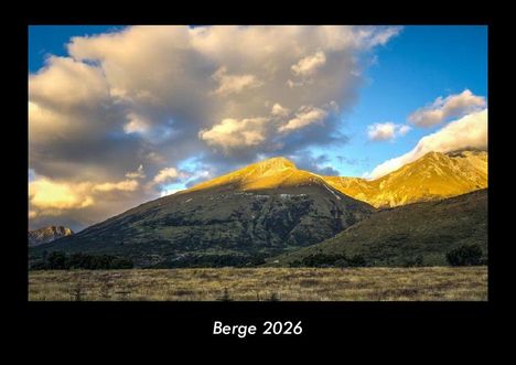Tobias Becker: Berge 2026 Fotokalender DIN A3, Kalender