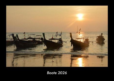 Tobias Becker: Boote 2026 Fotokalender DIN A3, Kalender