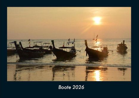 Tobias Becker: Boote 2026 Fotokalender DIN A4, Kalender