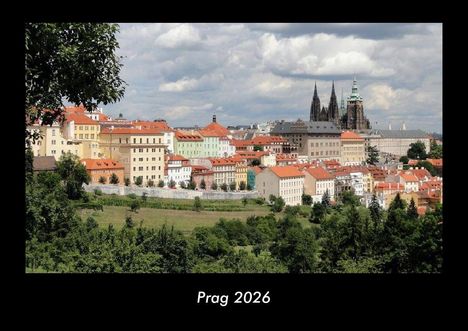 Tobias Becker: Prag 2026 Fotokalender DIN A3, Kalender