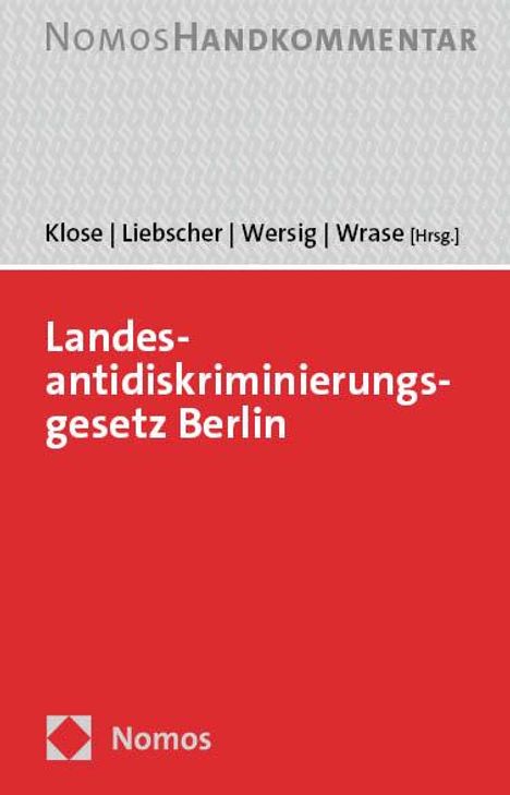 Landesantidiskriminierungsgesetz Berlin, Buch