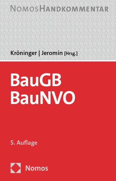 Baugesetzbuch, Baunutzungsverordnung: BauGB, BauNVO, Buch