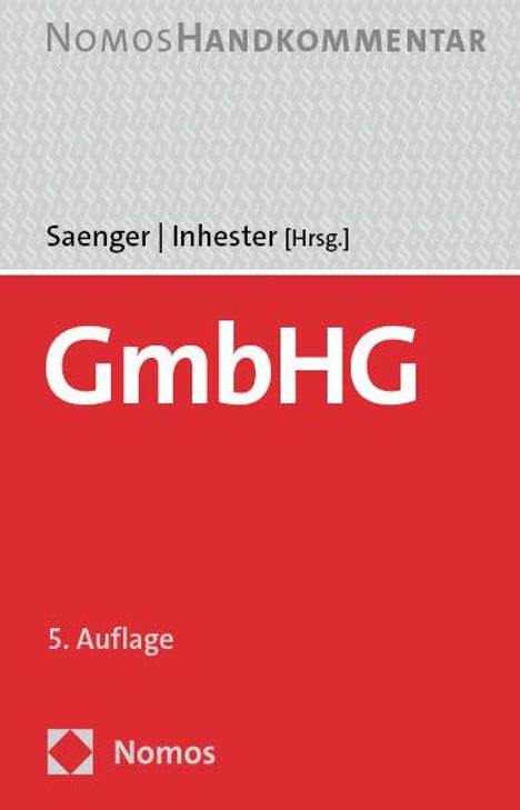 GmbHG, Buch