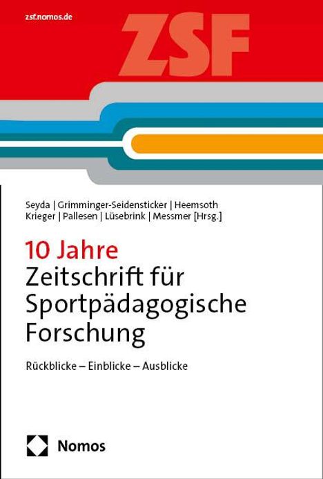 10 Jahre Zeitschrift für Sportpädagogische Forschung, Buch