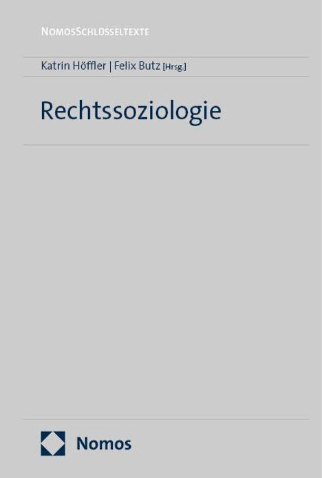 Schlüsseltexte Rechtssoziologie, Buch