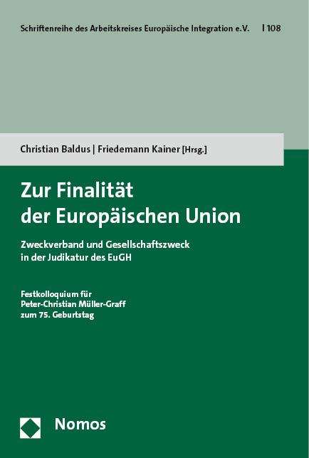 Zur Finalität der Europäischen Union, Buch