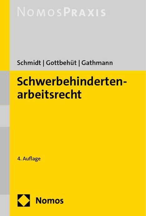 Bettina Schmidt: Schwerbehindertenarbeitsrecht, Buch