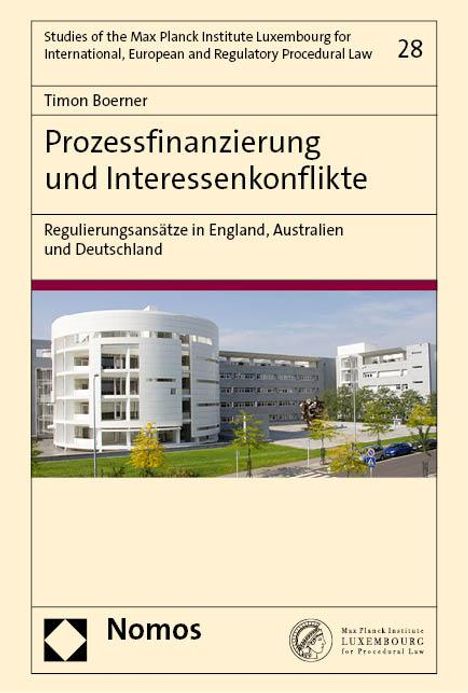 Timon Boerner: Prozessfinanzierung und Interessenkonflikte, Buch