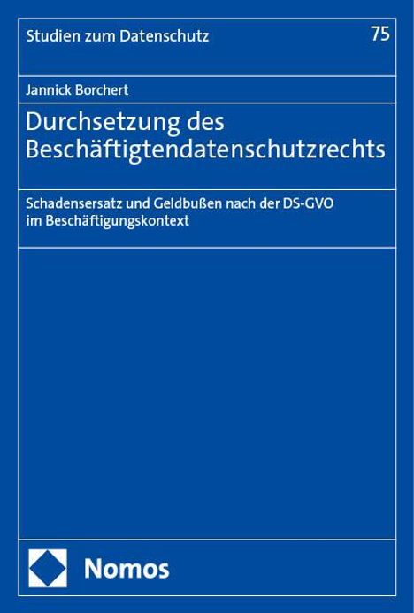 Jannick Borchert: Durchsetzung des Beschäftigtendatenschutzrechts, Buch