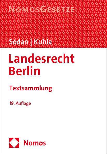 Landesrecht Berlin, Buch