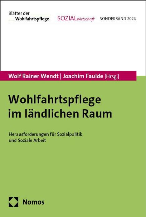 Wohlfahrtspflege im ländlichen Raum, Buch