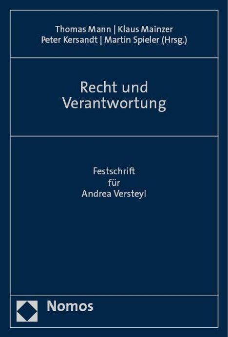 Recht und Verantwortung, Buch