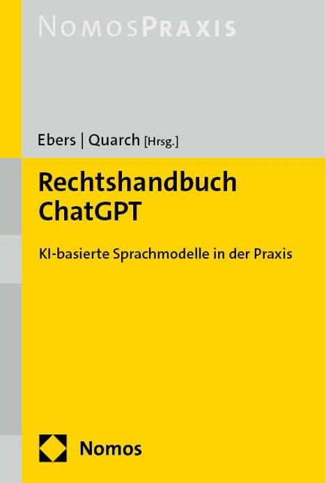 Rechtshandbuch ChatGPT, Buch