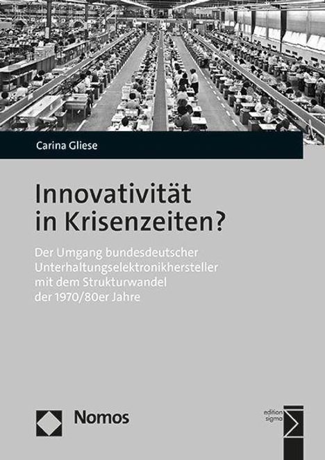 Carina Gliese: Innovativität in Krisenzeiten?, Buch