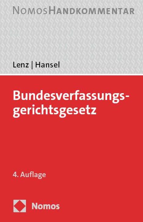 Christofer Lenz: Bundesverfassungsgerichtsgesetz, Buch
