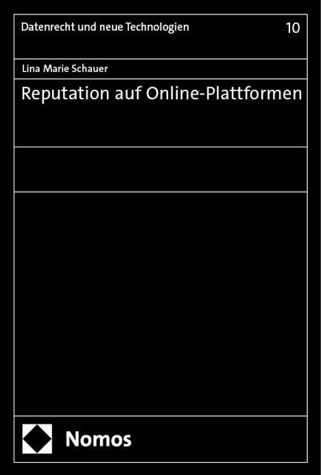 Lina Marie Schauer: Reputation auf Online-Plattformen, Buch