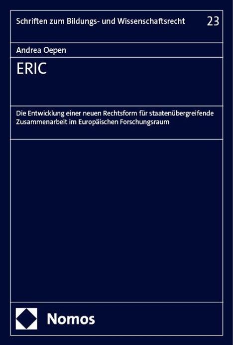 Andrea Oepen: Eric, Buch