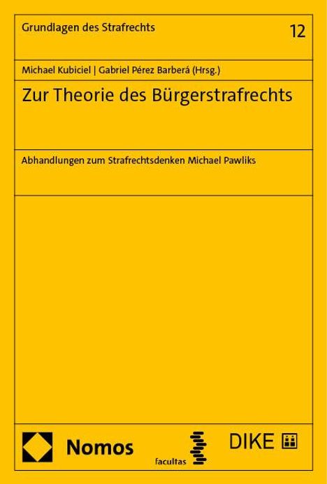 Zur Theorie des Bürgerstrafrechts, Buch