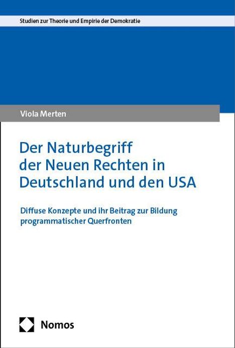 Viola Merten: Der Naturbegriff der Neuen Rechten in Deutschland und den USA, Buch
