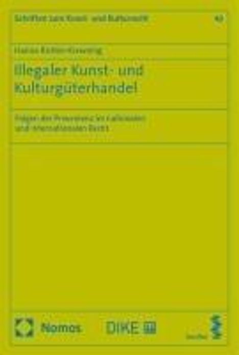 Hanna Richter-Kiewning: Illegaler Kunst- und Kulturgüterhandel, Buch