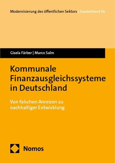 Gisela Färber: Kommunale Finanzausgleichssysteme in Deutschland, Buch