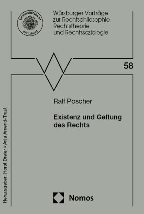 Ralf Poscher: Existenz und Geltung des Rechts, Buch