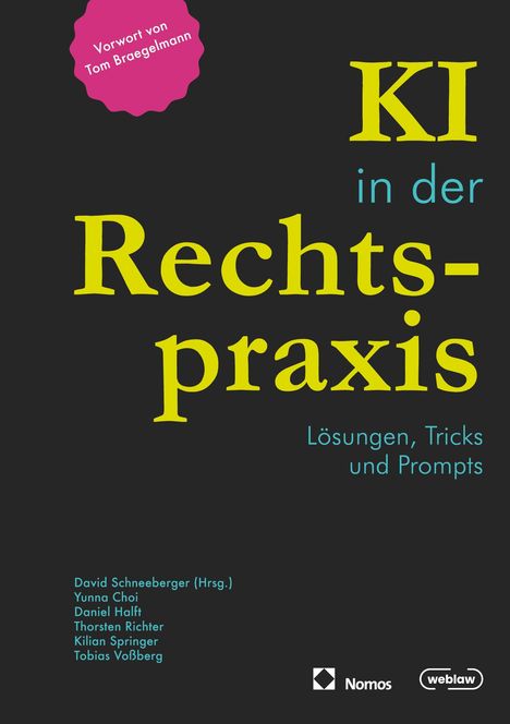 KI in der Rechtspraxis (Nomos), Buch