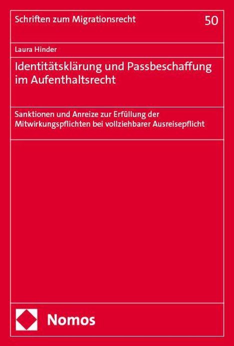 Laura Hinder: Identitätsklärung und Passbeschaffung im Aufenthaltsrecht, Buch
