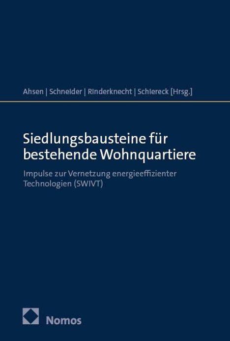 Siedlungsbausteine für bestehende Wohnquartiere, Buch