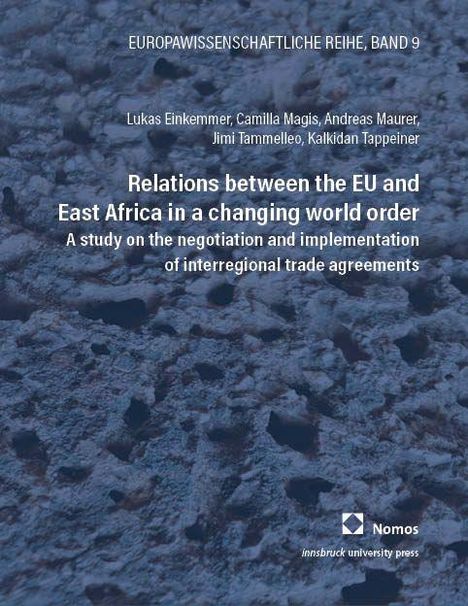 Titel: Relations between the EU and East Africa in a changing world order. Hintergrund: Strukturierte Oberfläche.