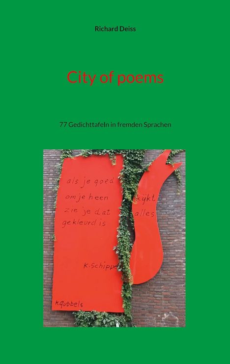 Richard Deiss: City of poems, Buch