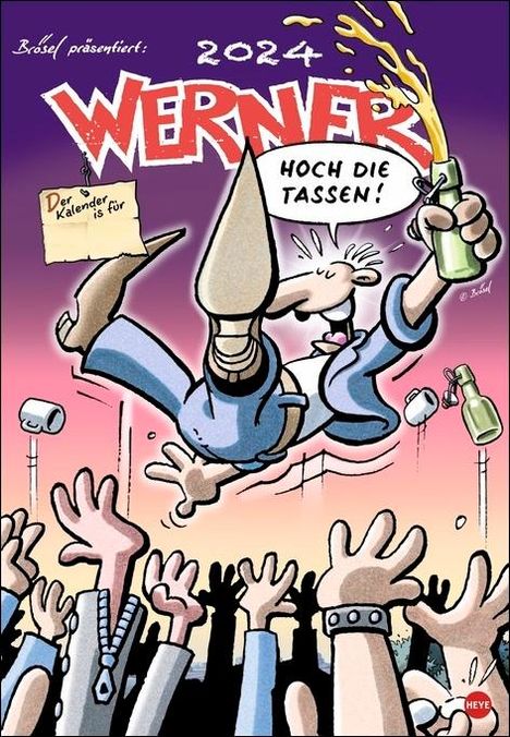 Rötger Feldmann: Werner Kalender 2024, Kalender