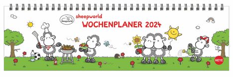 sheepworld Wochenquerplaner 2024, Kalender