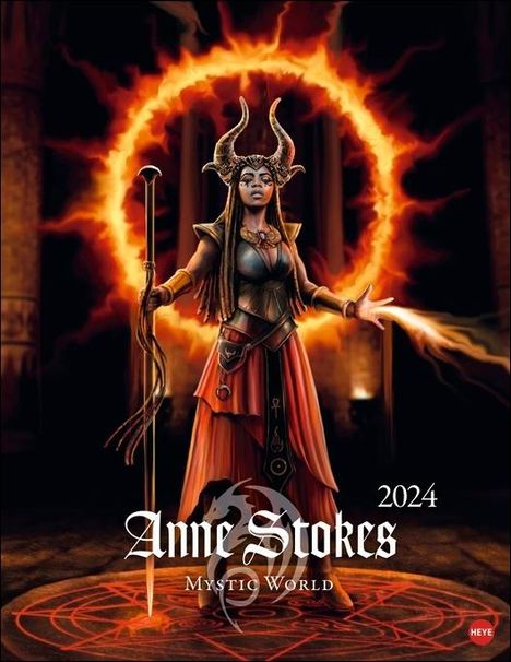 Stokes Anne: Anne Stokes: Mystic World Posterkalender 2024, Kalender